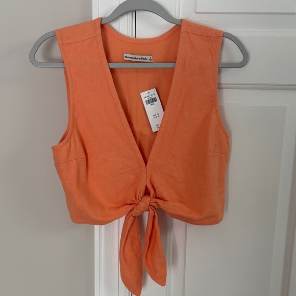 Abercrombie & Fitch Orange Jumpsuit Set - Picture 2 of 3